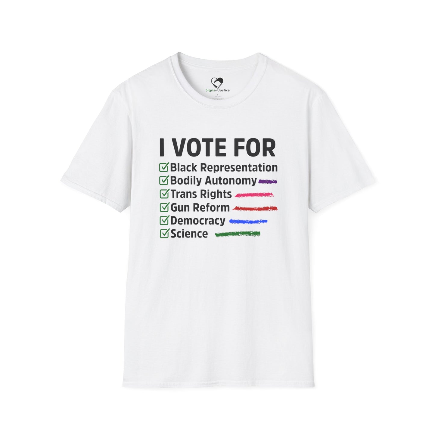 “I Vote For” Unisex T-Shirt