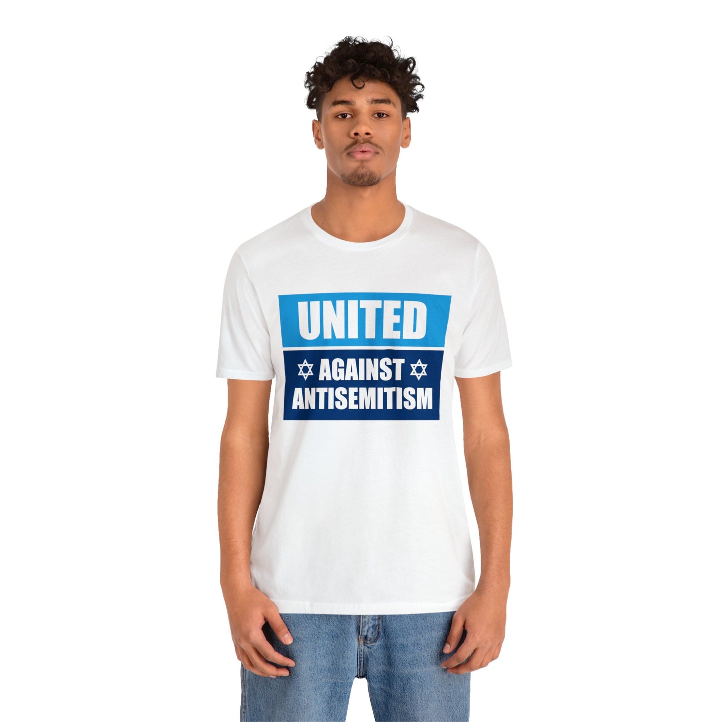 “United Against Antisemitism” Unisex T-Shirt (Bella+Canvas)