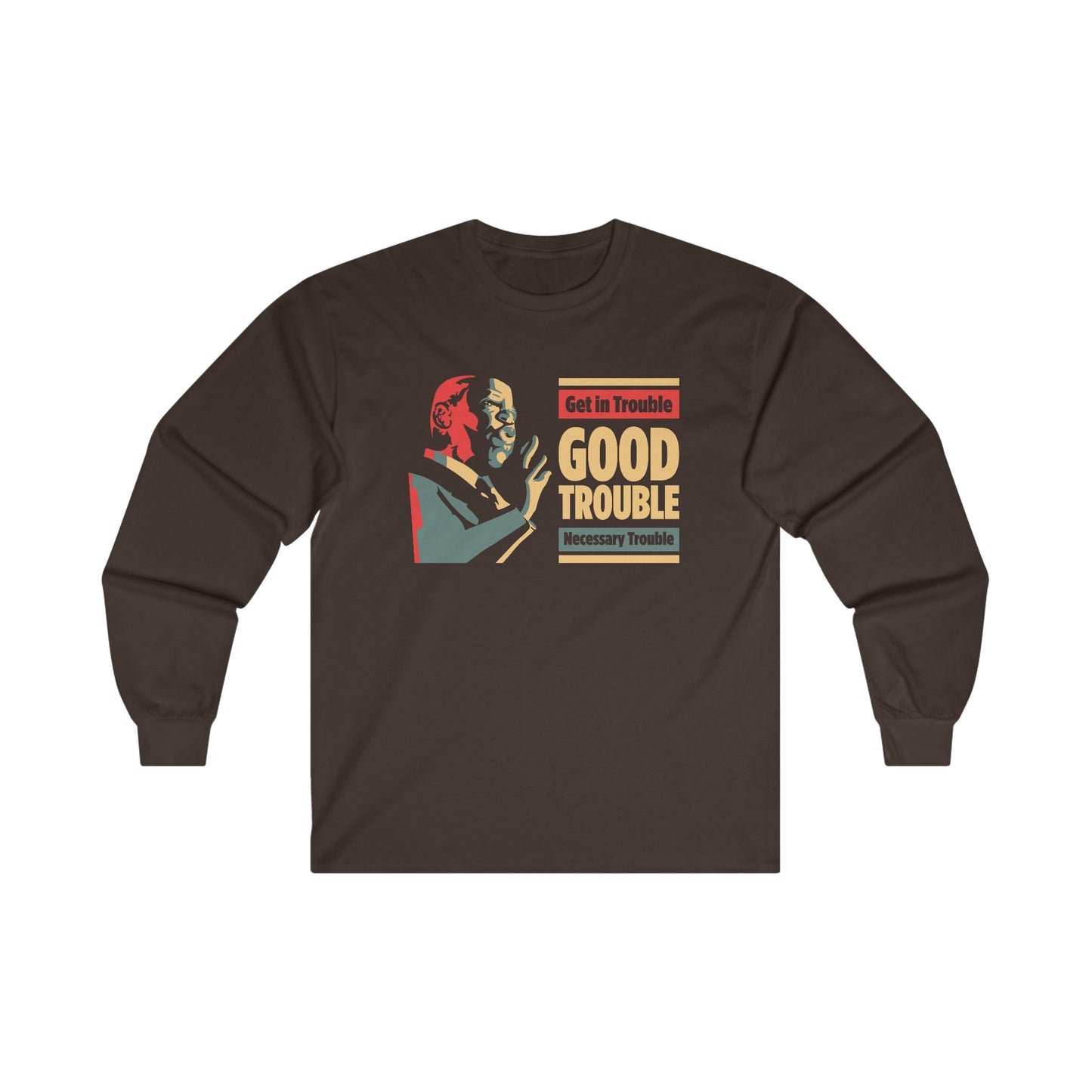 “John Lewis: Good Trouble” Unisex Long Sleeve T-Shirt