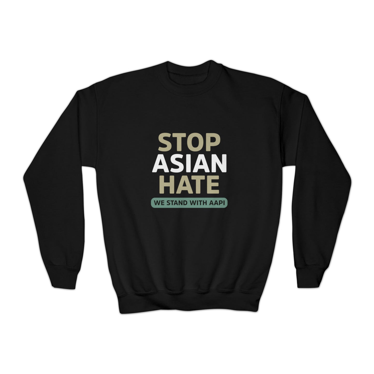 “Stop Asian Hate” Youth Sweatshirt