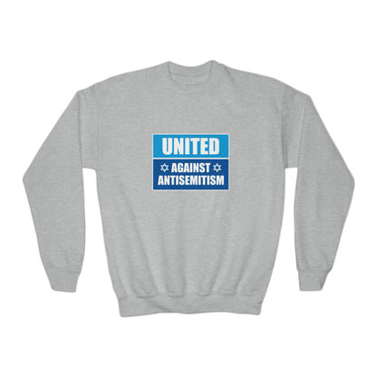 “United Against Antisemitism” Youth Sweatshirt