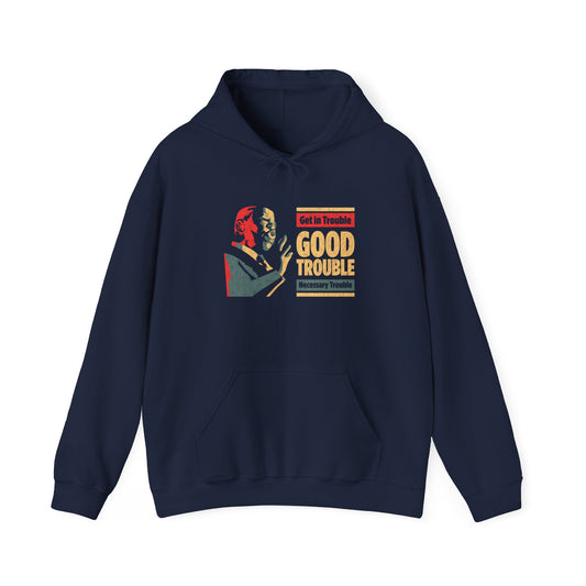 “John Lewis: Good Trouble” Unisex Hoodie