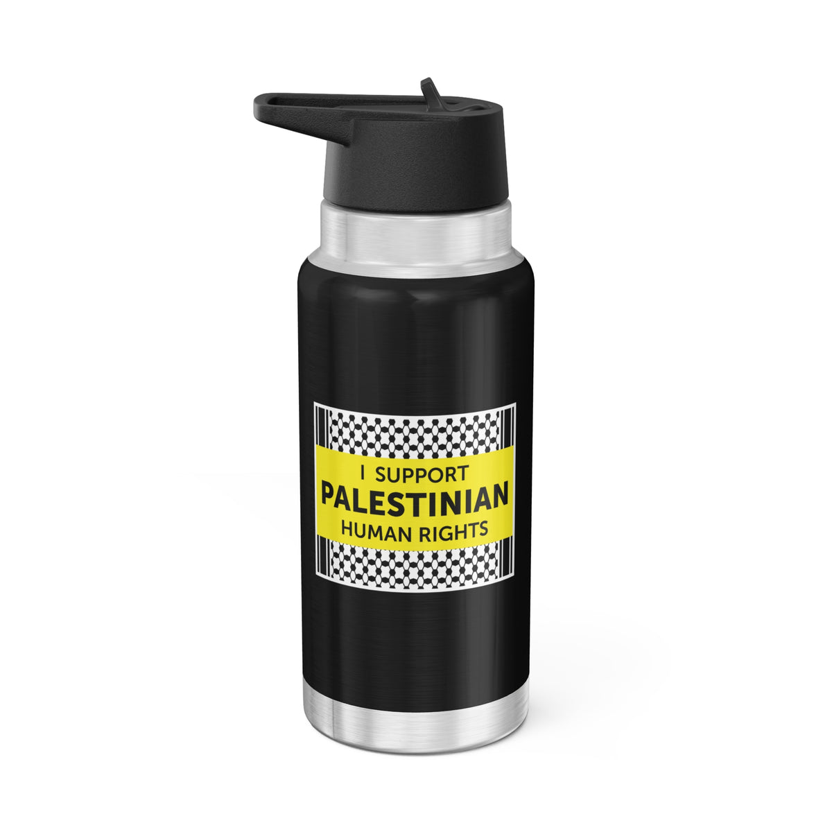 "I Support Palestinian Human Rights" 32 oz. Tumbler/Water Bottle