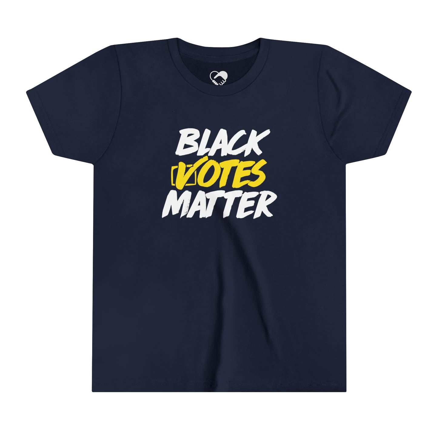 “Black Votes Matter” (white text) Youth T-Shirt