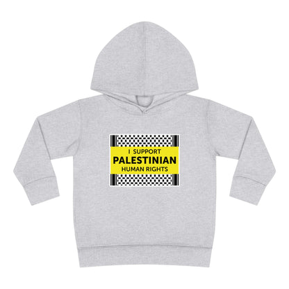 “I Support Palestinian Human Rights” Toddler Hoodie