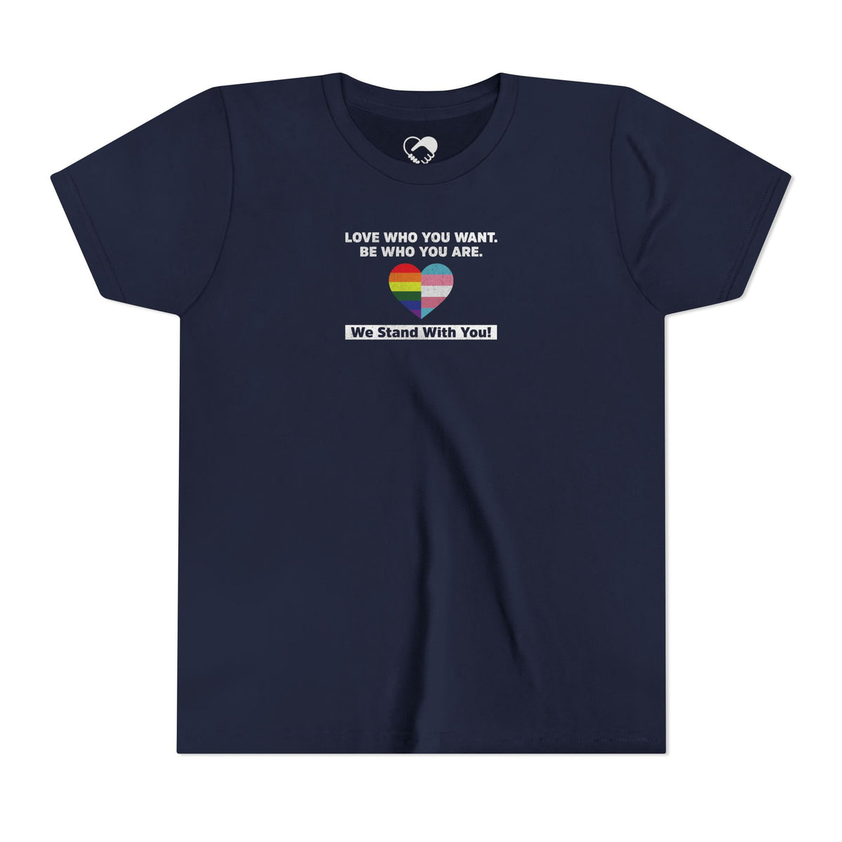"Love Who You Want" Kids T-Shirt