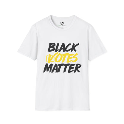 “Black Votes Matter” (white text) Unisex T-Shirt