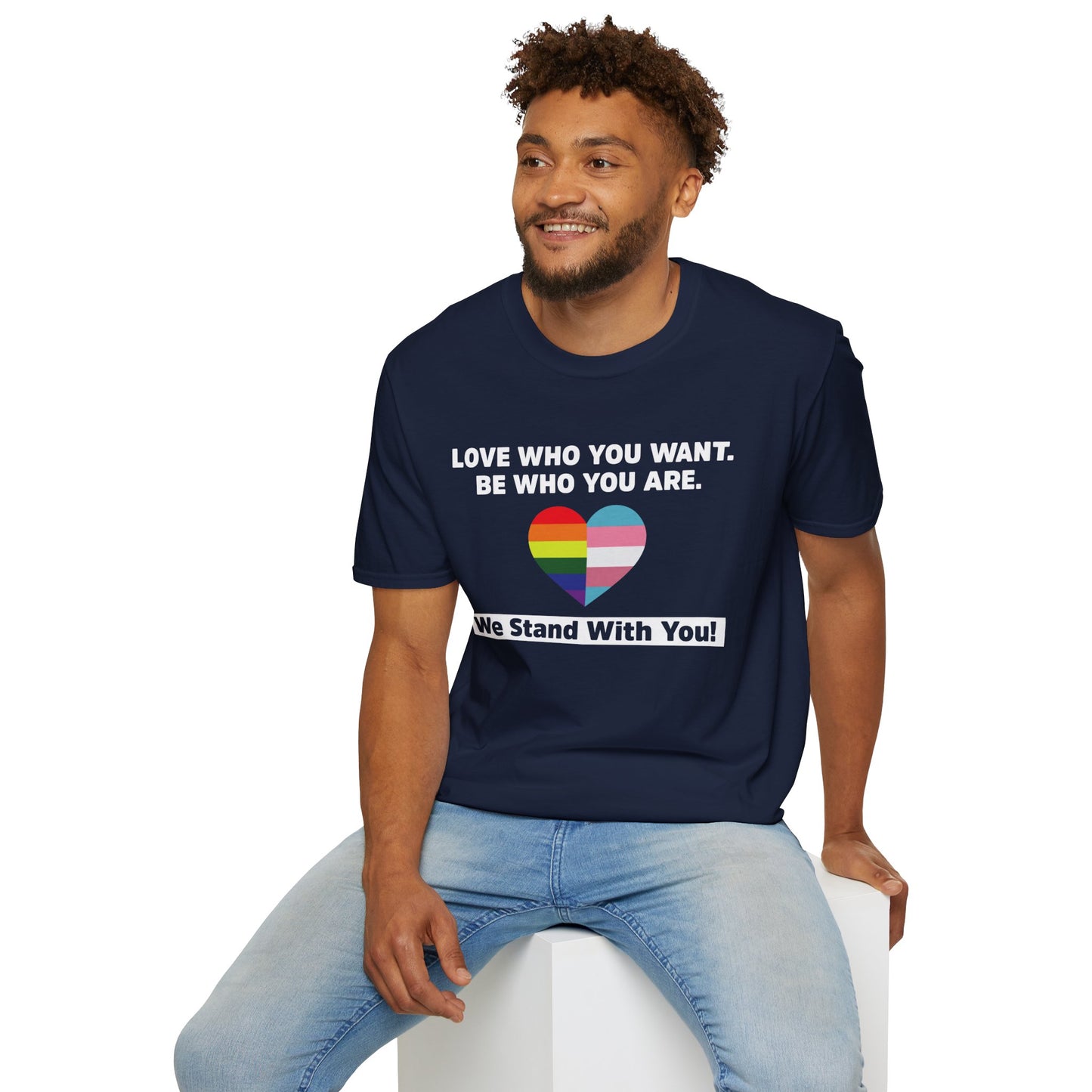 "Love Who You Want" Unisex T-Shirt
