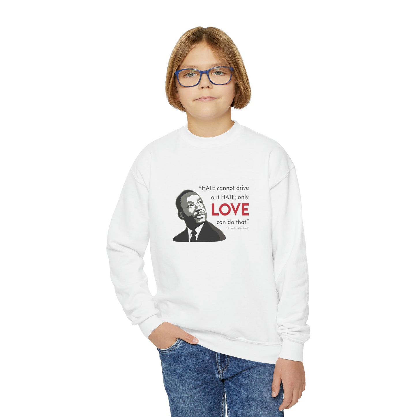 “MLK Love” Youth Sweatshirt