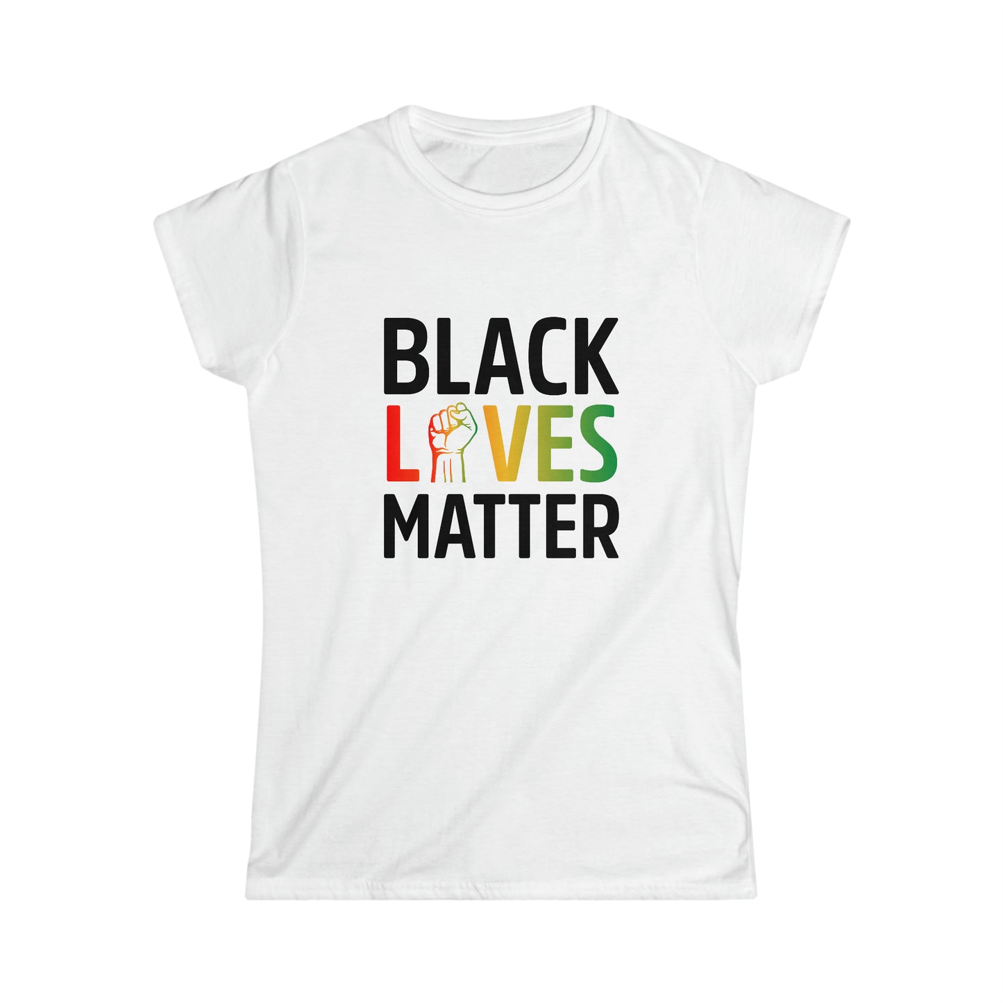 “Black Lives Matter – Unity Fist (Pan-Africa)” Women’s T-Shirts