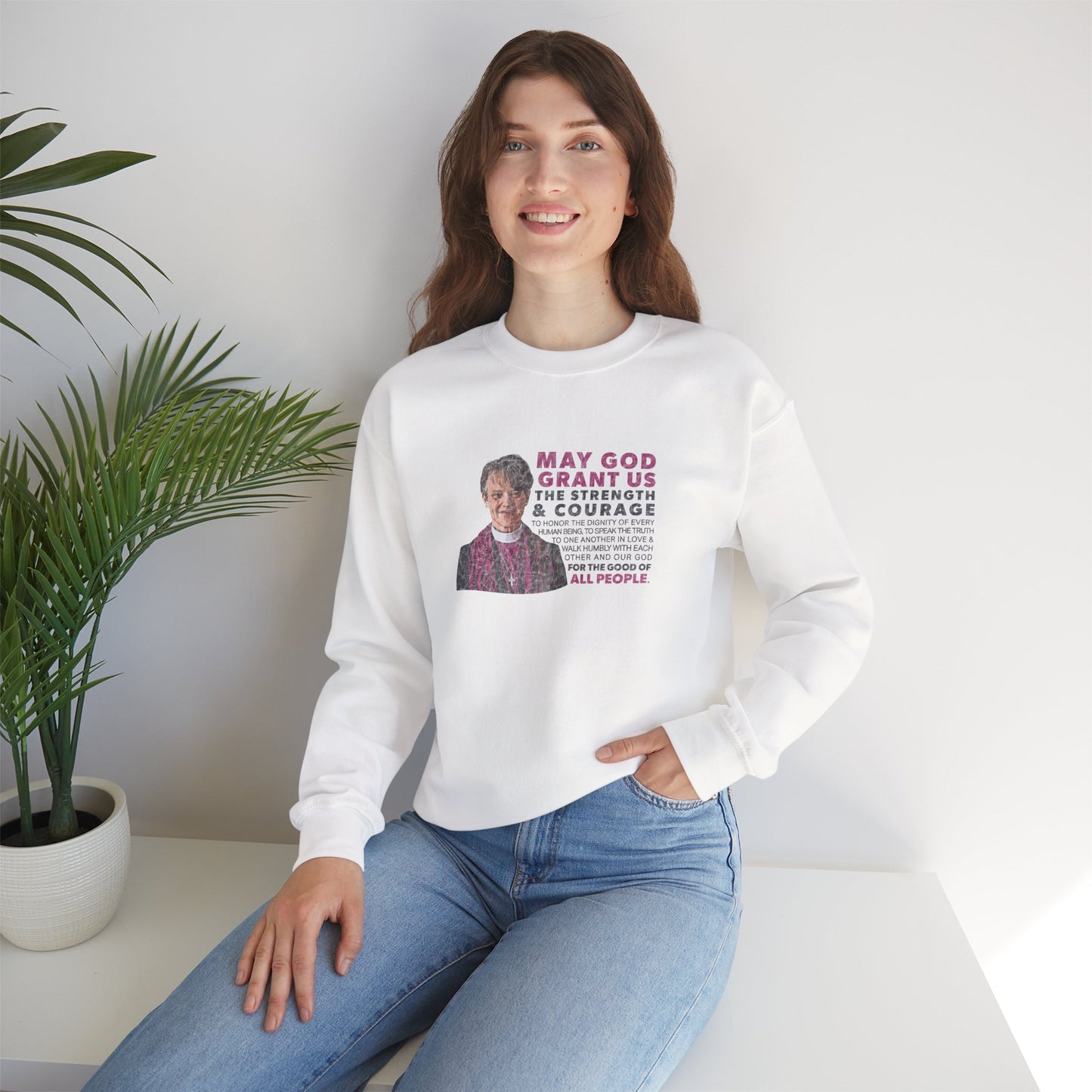 "Mariann Budde Bishop" Unisex Sweatshirt