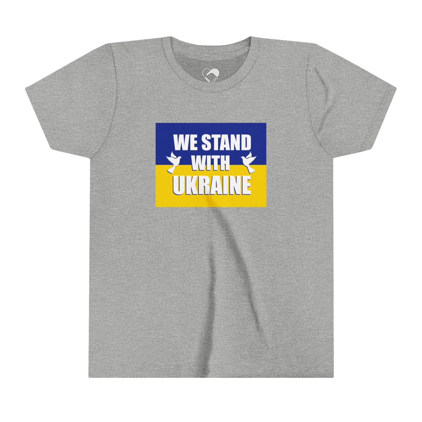 “We Stand With Ukraine” Youth T-Shirt