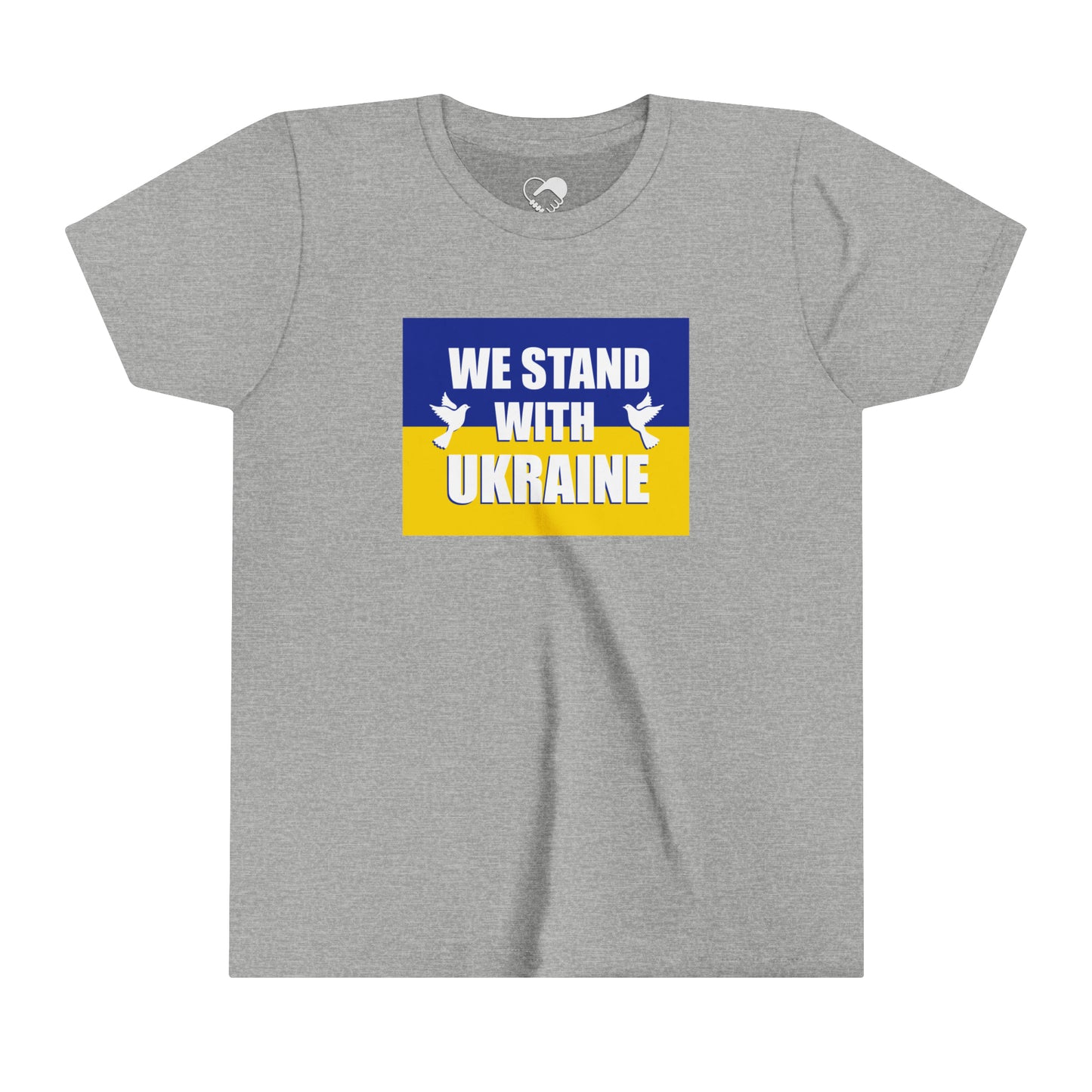 “We Stand With Ukraine” Youth T-Shirt