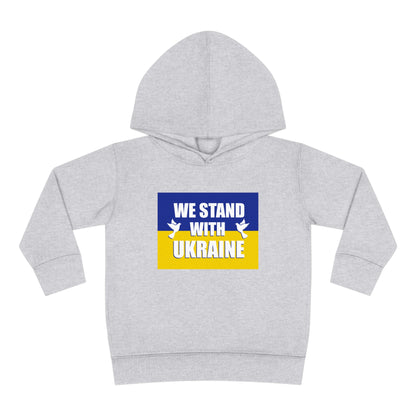 “We Stand With Ukraine” Toddler Hoodie