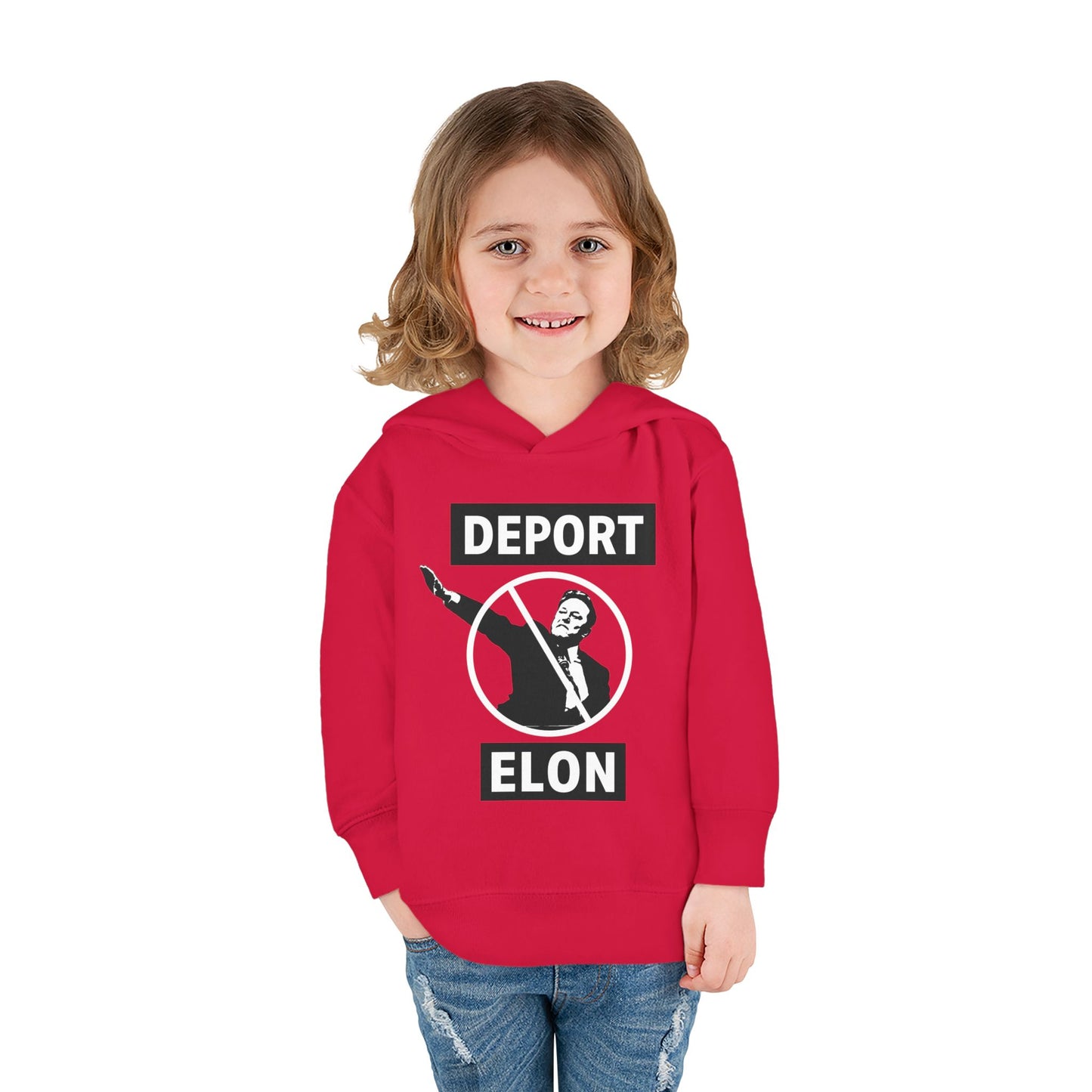 "Deport Elon Musk" Toddler Hoodie