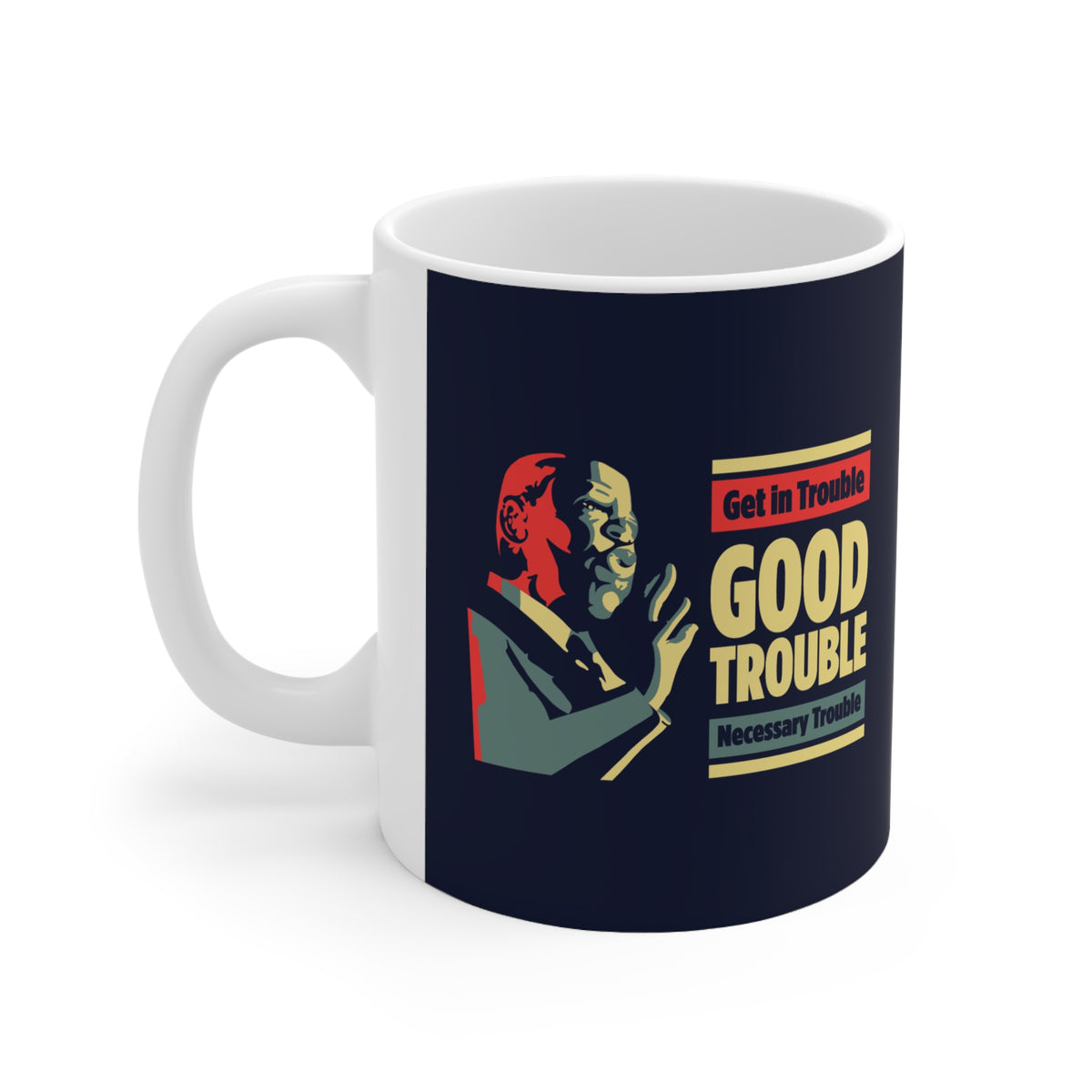 "John Lewis: Good Trouble" 11 oz. Mug