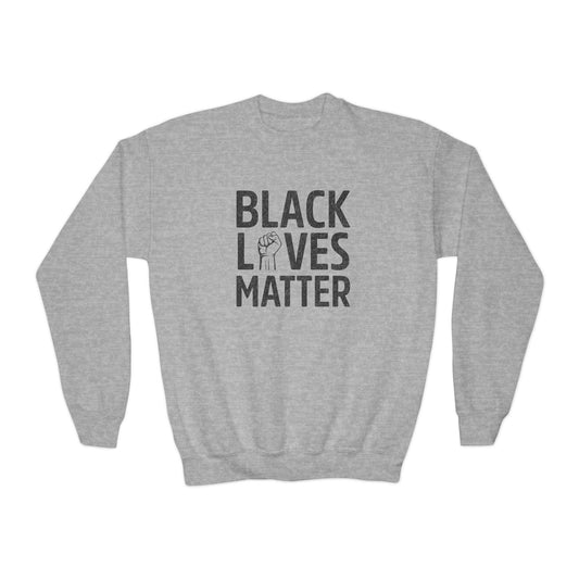 “Black Lives Matter – Unity Fist” Youth Sweatshirt