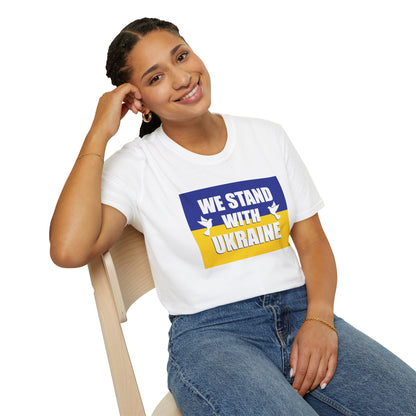 “We Stand With Ukraine” Unisex T-Shirt