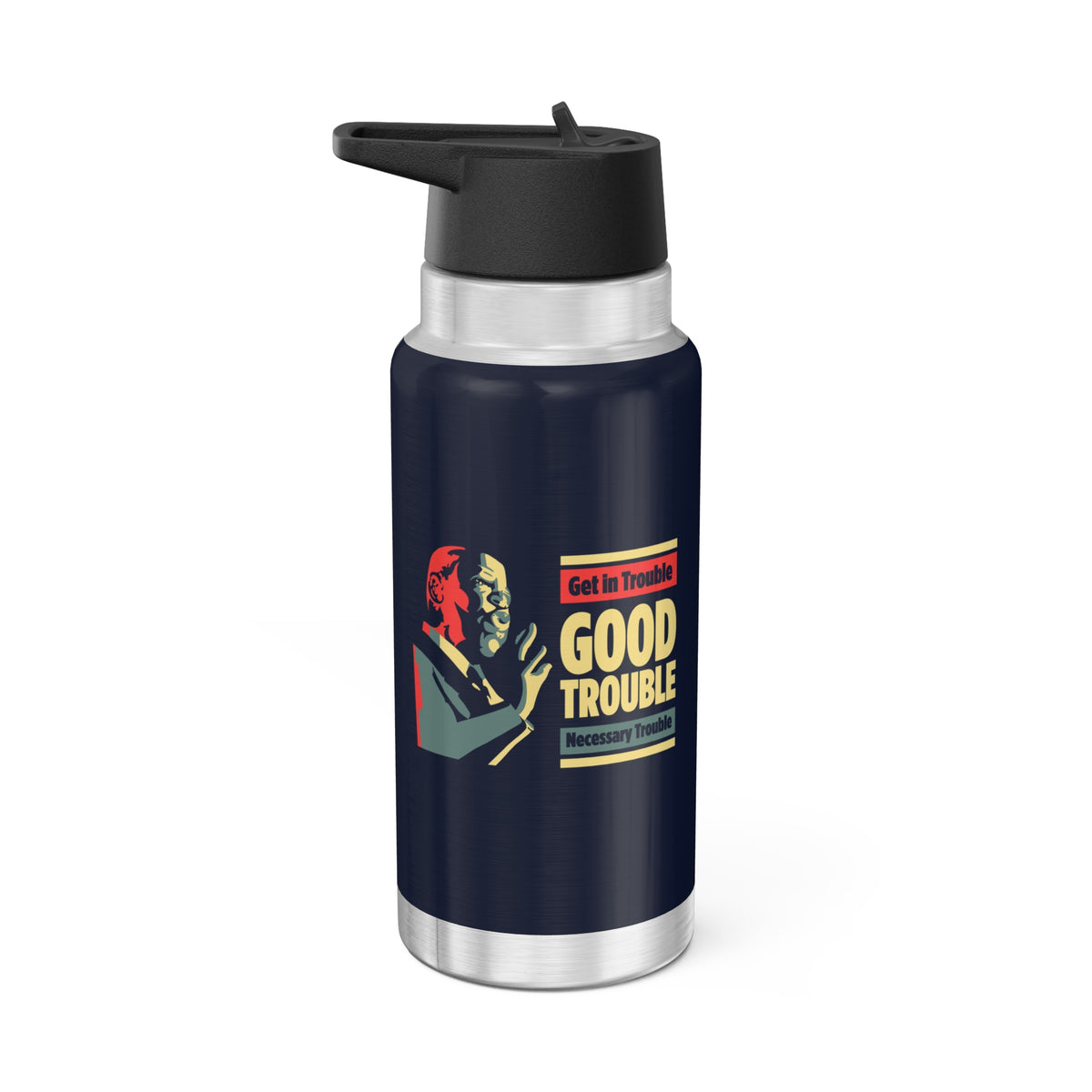 "John Lewis: Good Trouble" 32 oz. Tumbler/Water Bottle