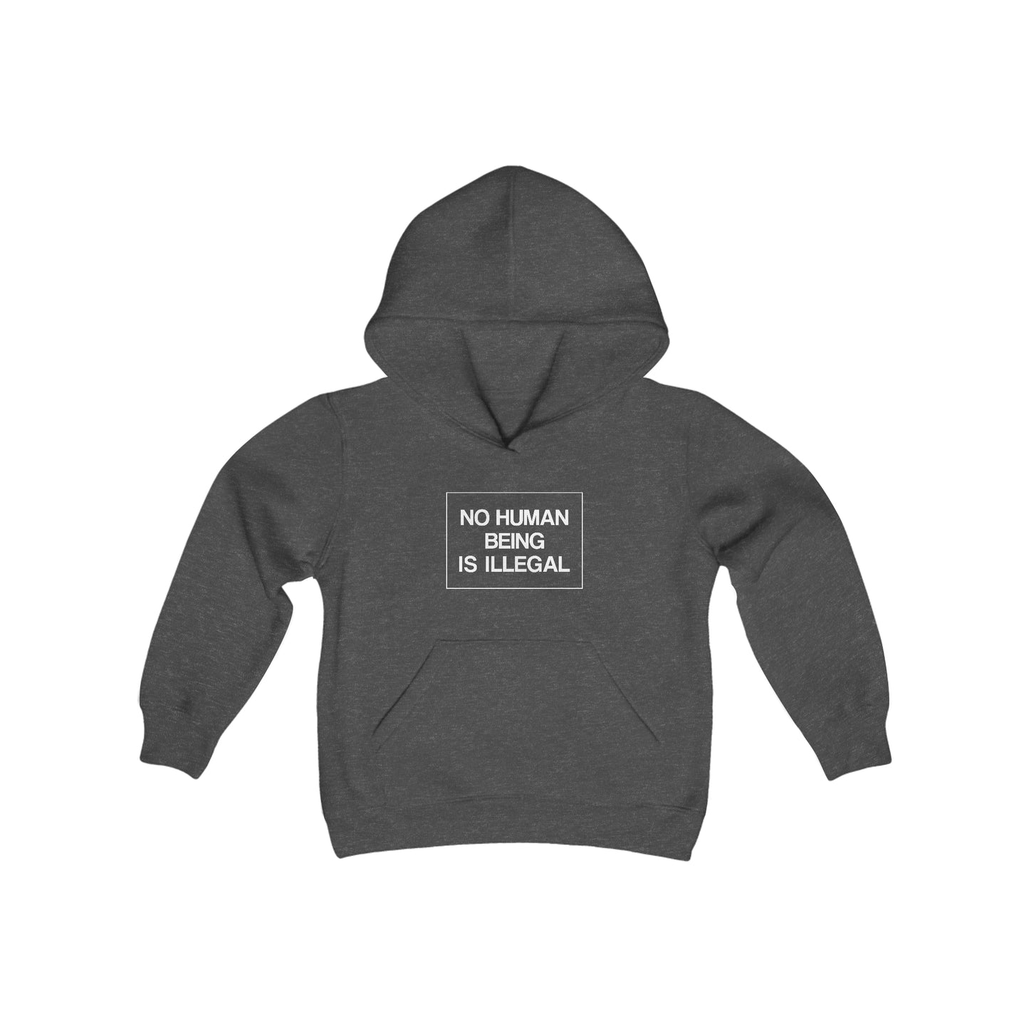 “No Human Being is Illegal” Youth Hoodie
