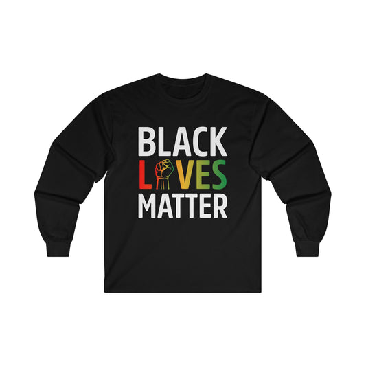 “Black Lives Matter – Unity Fist (Pan-Africa)” Unisex Long Sleeve T-Shirt