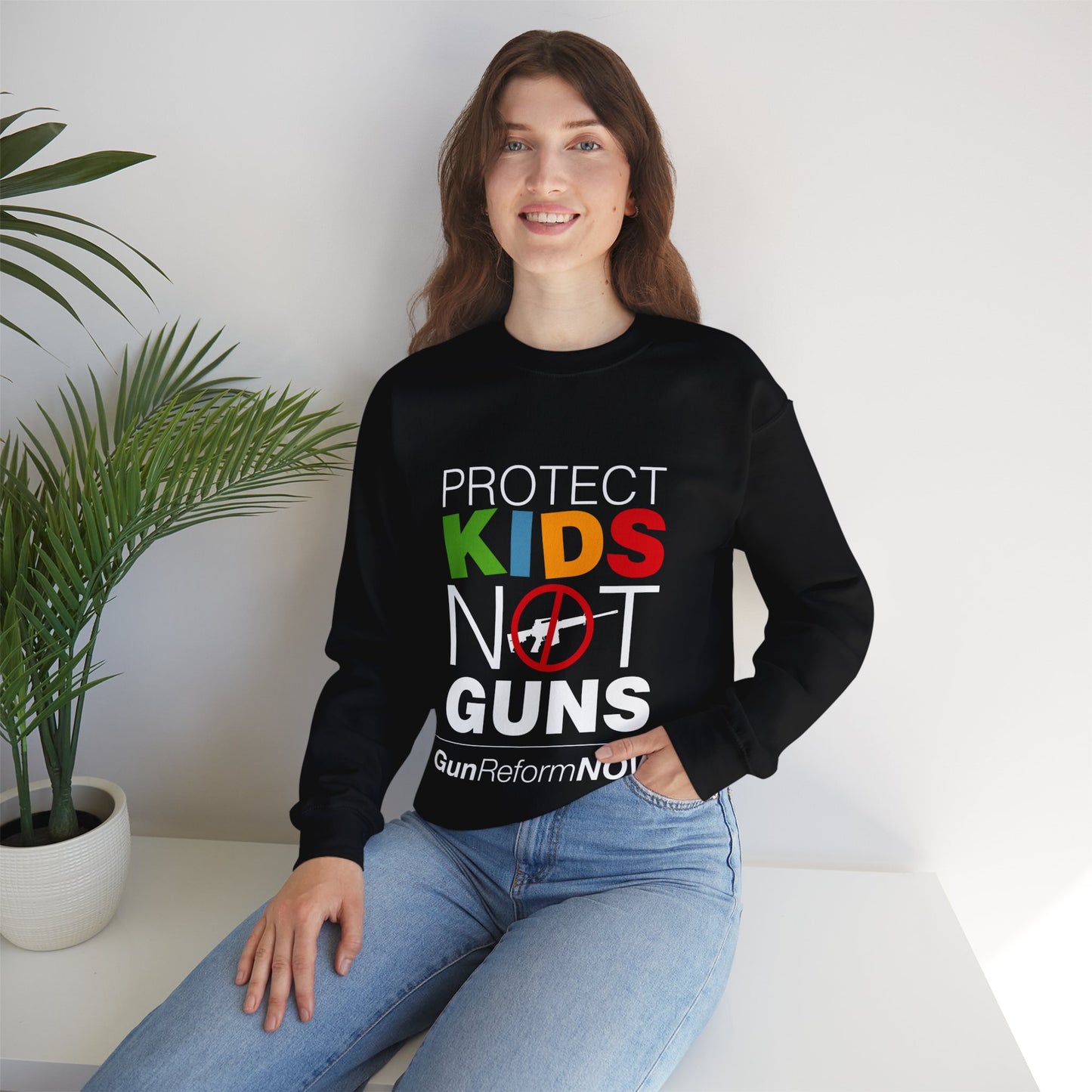 “Protect Kids Not Guns” Unisex Sweatshirt