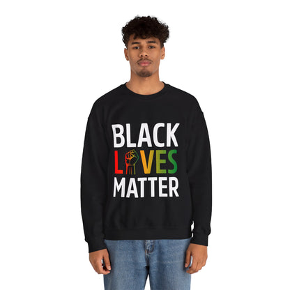 “Black Lives Matter – Unity Fist (Pan-Africa)” Unisex Sweatshirt