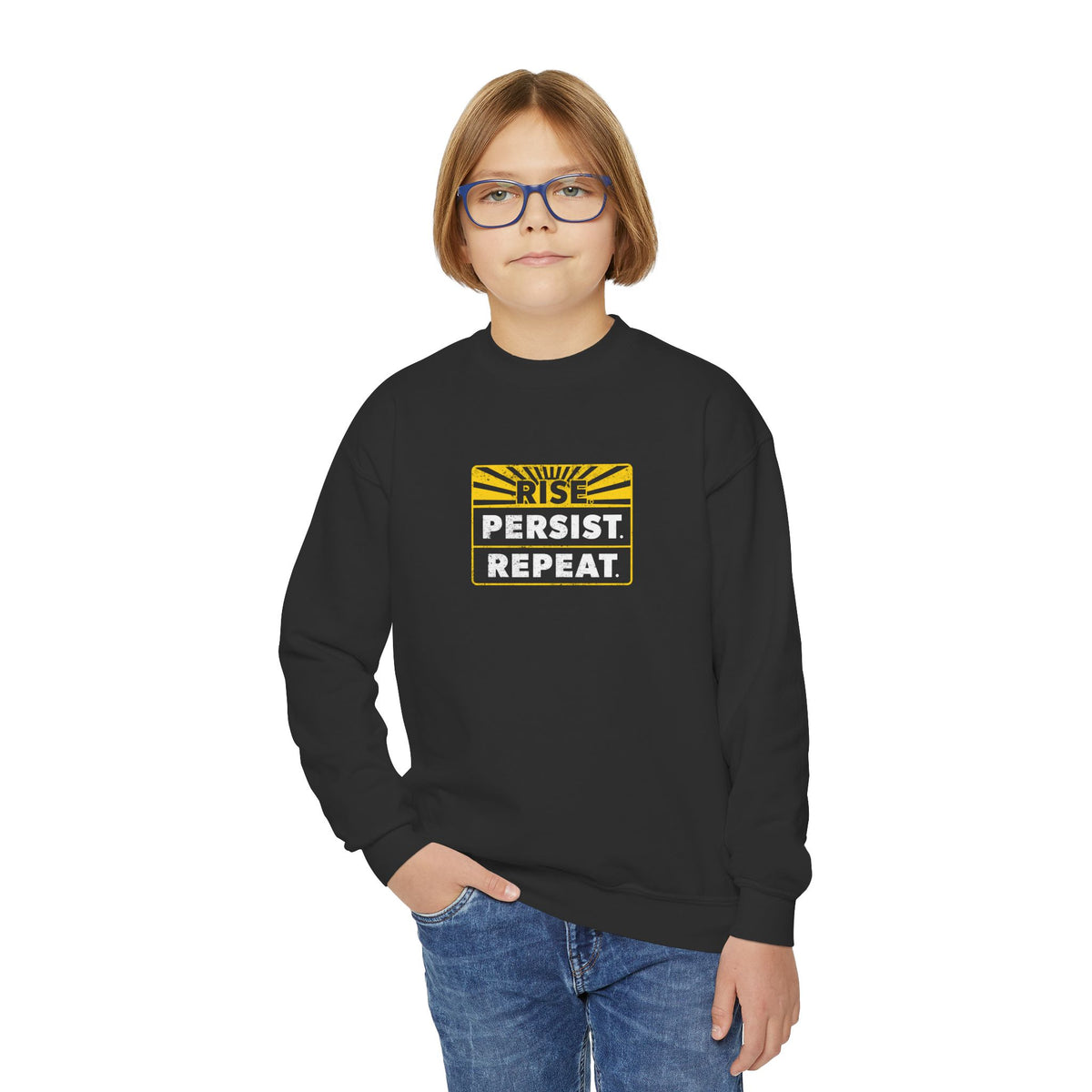 "Rise Persist Repeat" Youth Sweatshirt