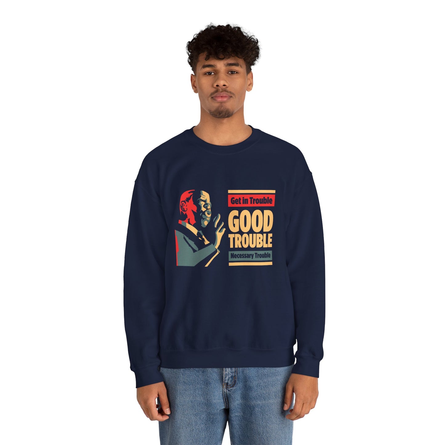 “John Lewis: Good Trouble” Unisex Sweatshirt