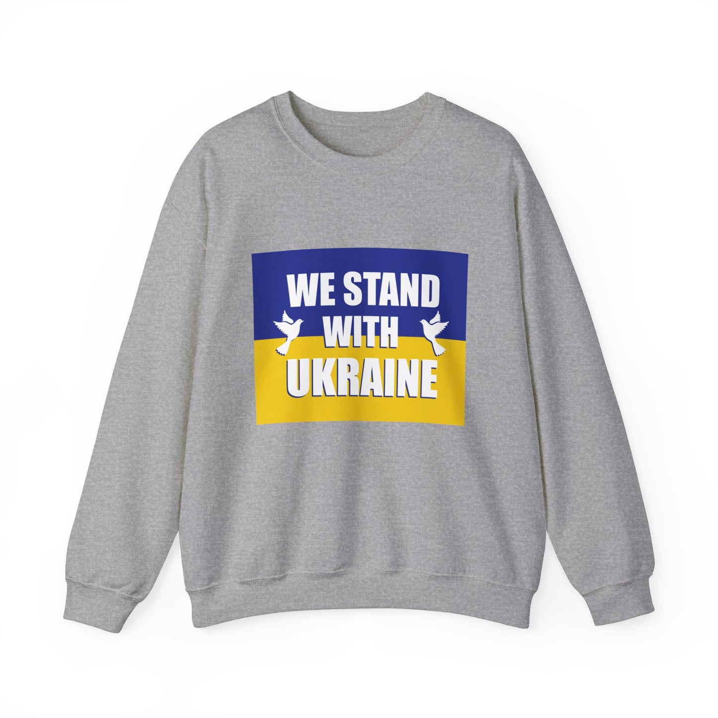 “We Stand With Ukraine” Unisex Sweatshirt