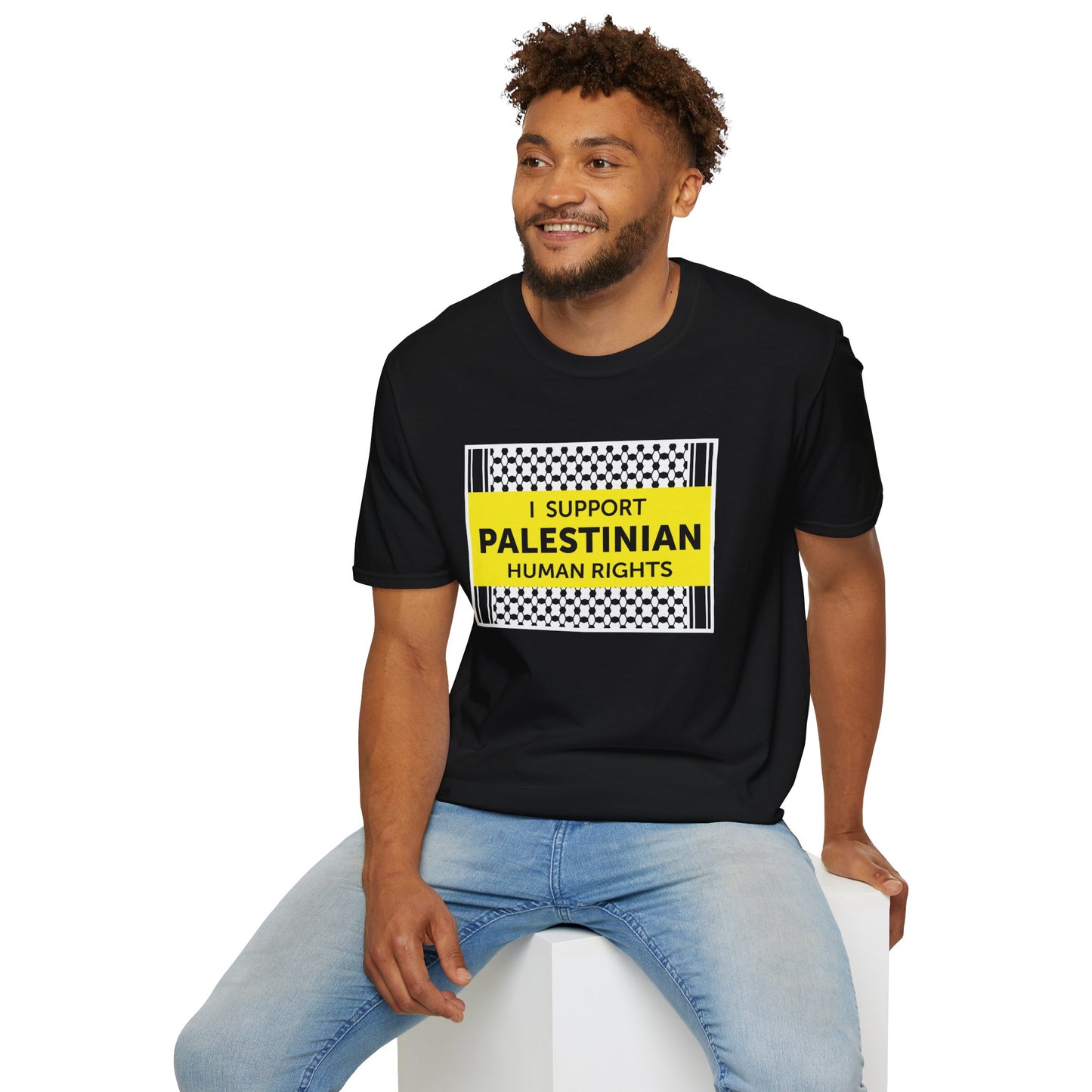 “I Support Palestinian Human Rights” Unisex T-Shirt