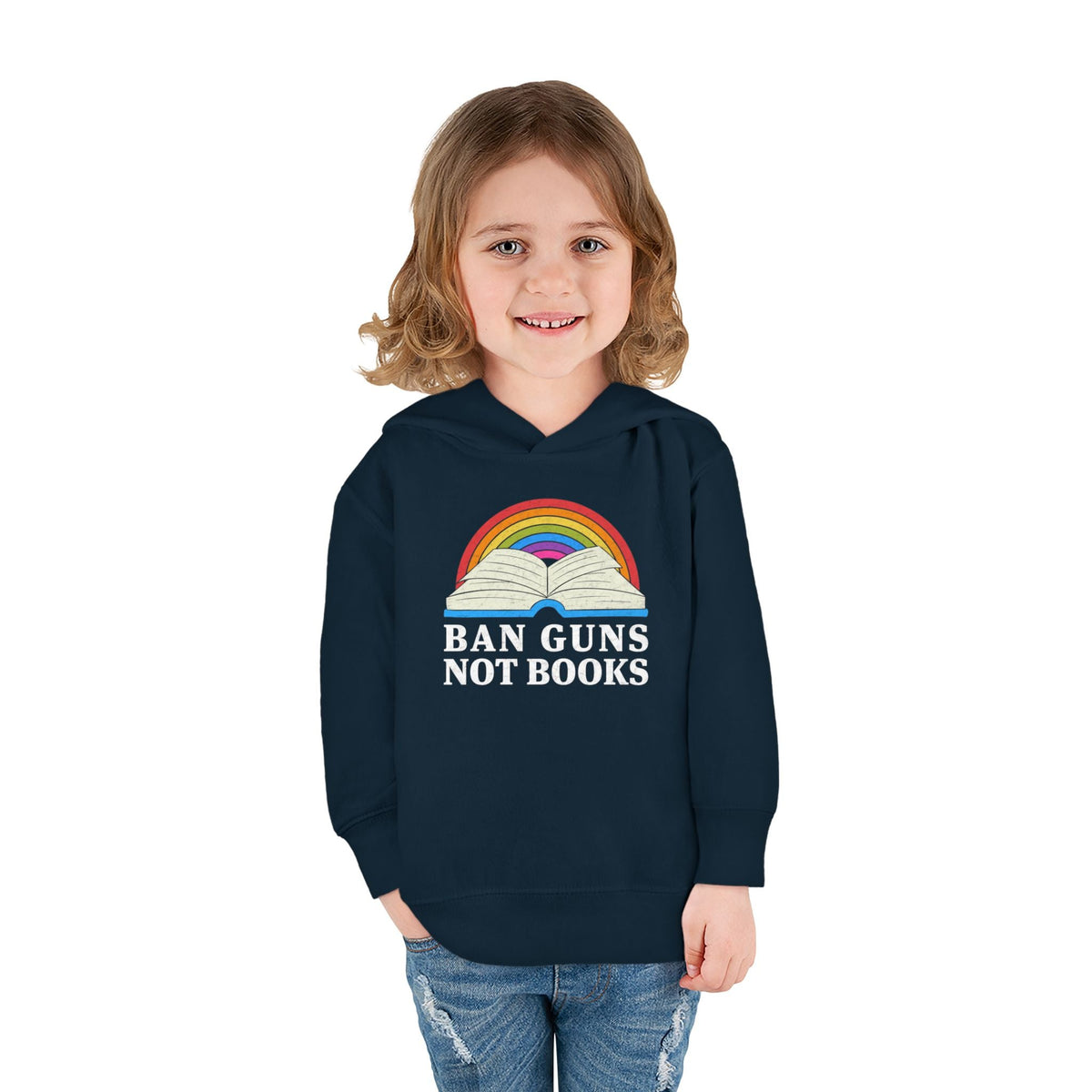 "Ban Guns Not Books" Kids Hoodie