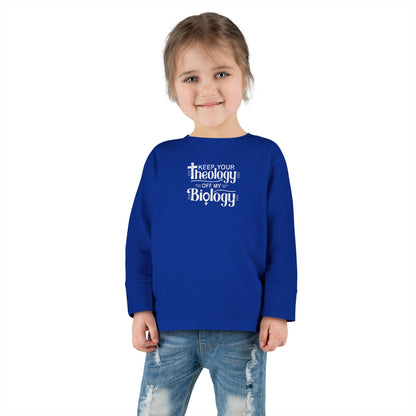 "Theology" Toddler Long Sleeve Tee