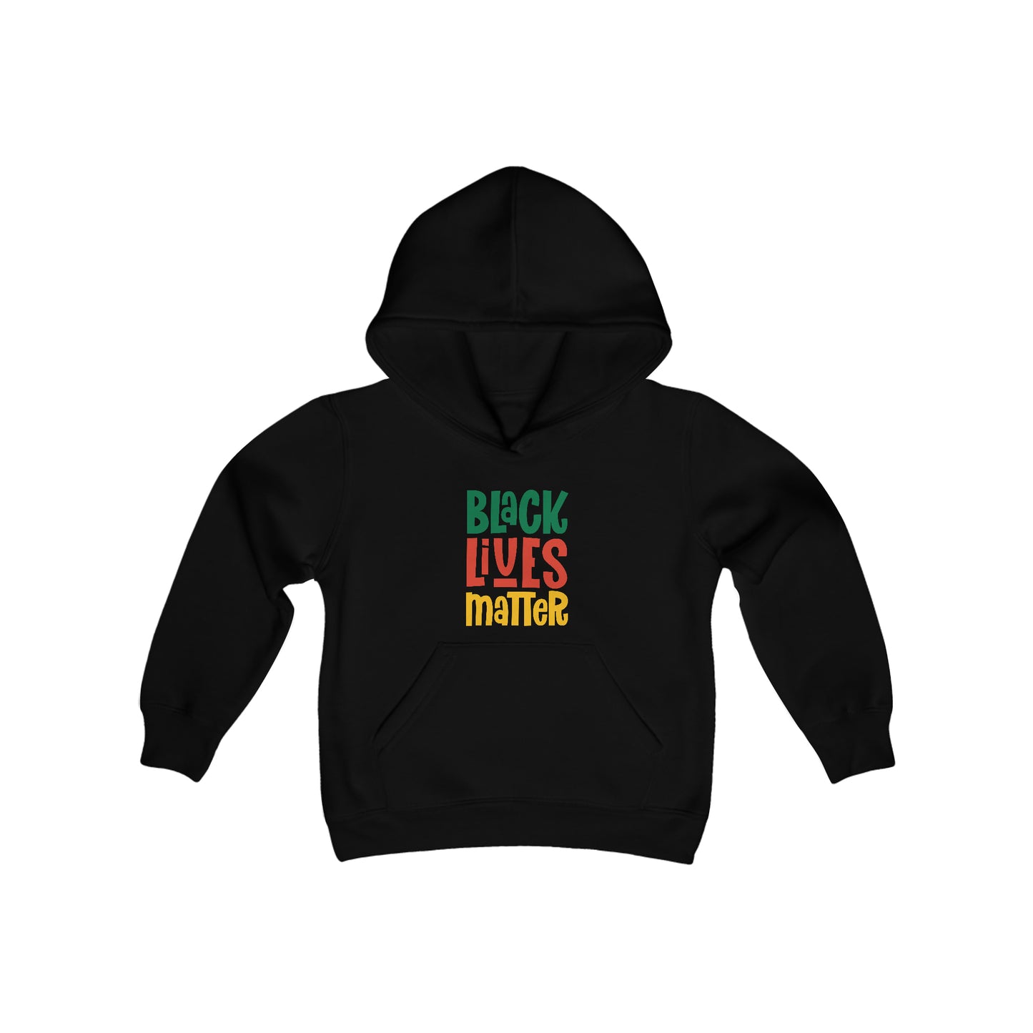 “Black Lives Matter – Solidarity (Pan-Africa 2)” Youth Hoodie