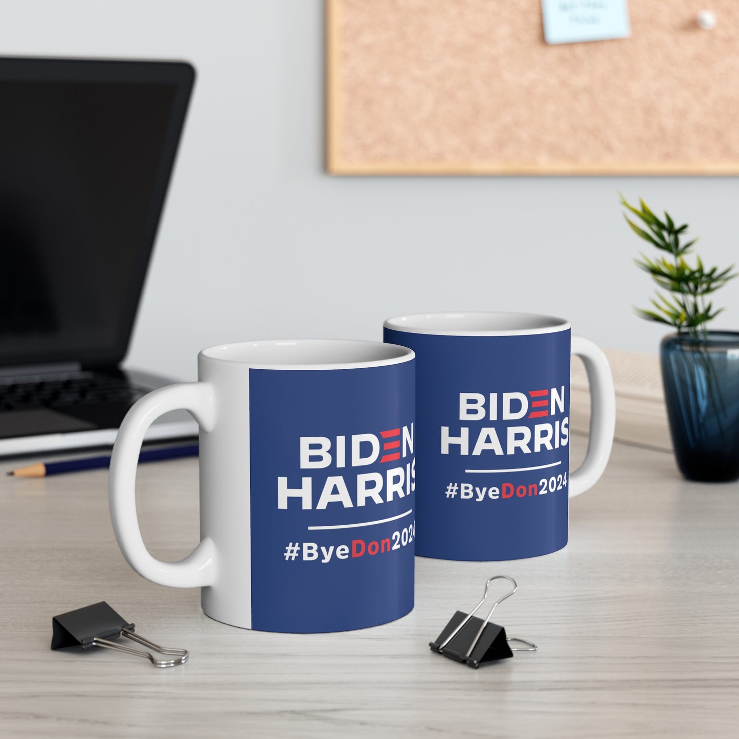 “Biden Harris #ByeDon2024 Election” 11 oz. Mug