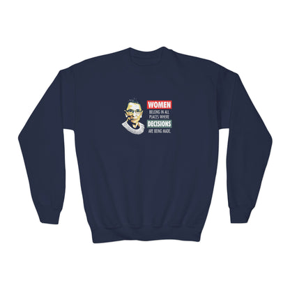 “Notorious RBG” Youth Sweatshirt