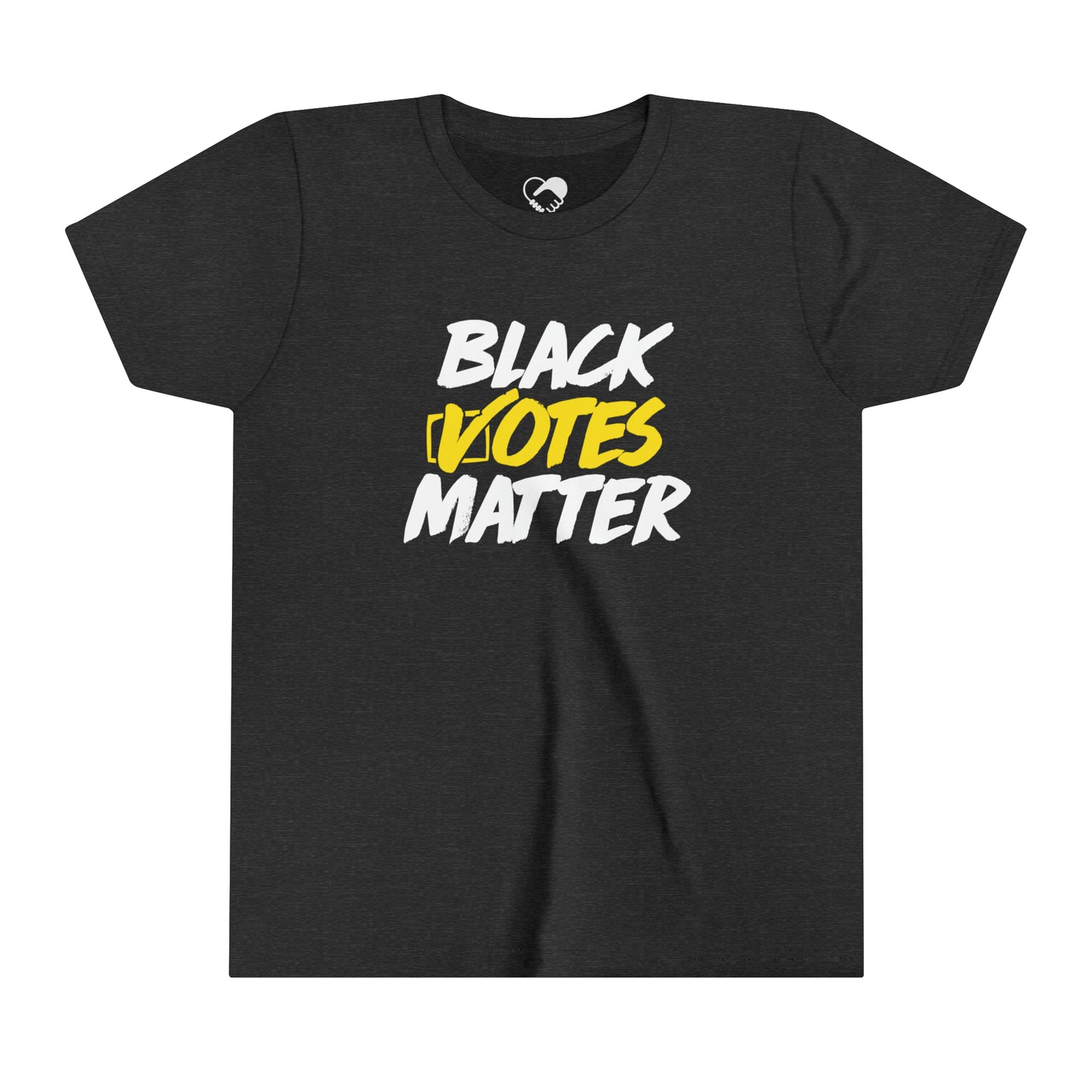 “Black Votes Matter” (white text) Youth T-Shirt