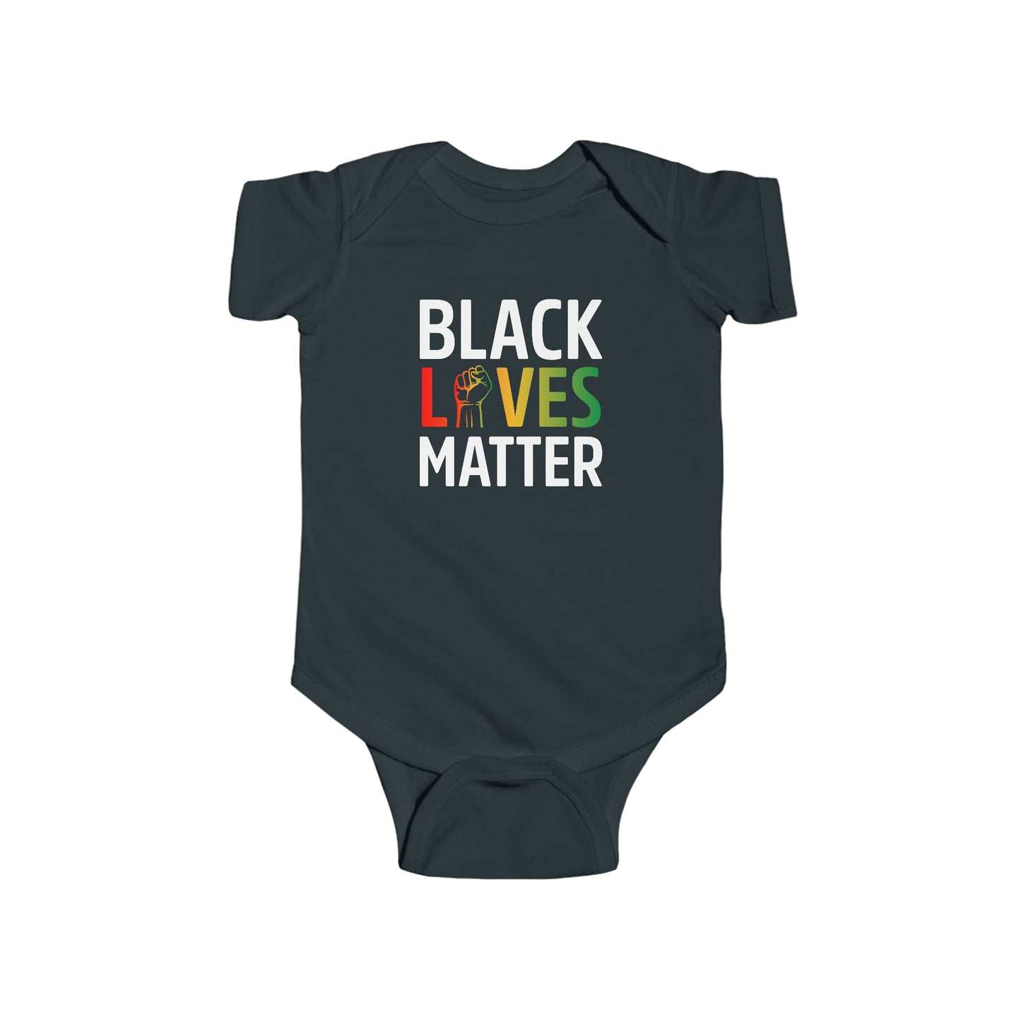 “Black Lives Matter – Unity Fist (Pan-Africa)” Infant Onesie
