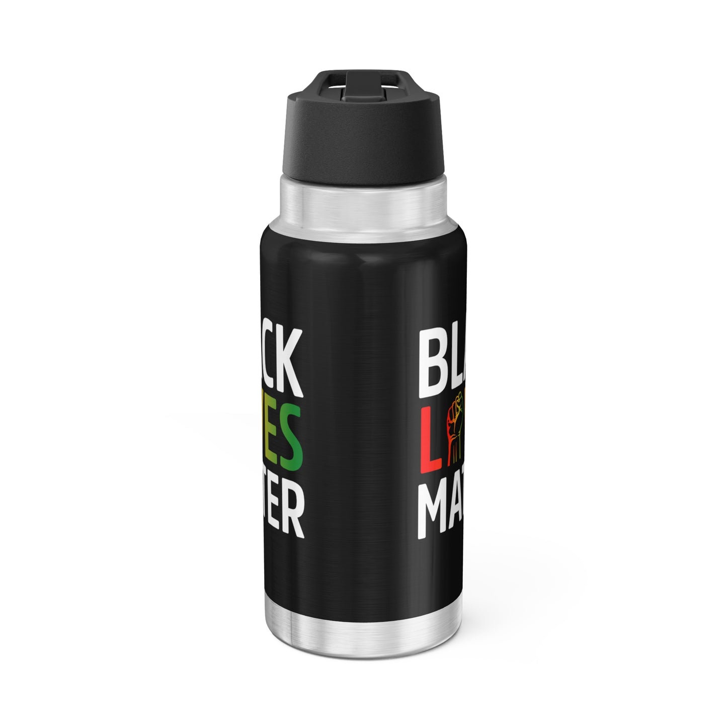 “Black Lives Matter – Unity Fist (Pan-Africa)” 32 oz. Tumbler/Water Bottle