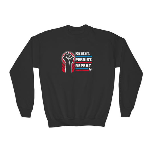 "Resist Persist Repeat" Youth Sweatshirt