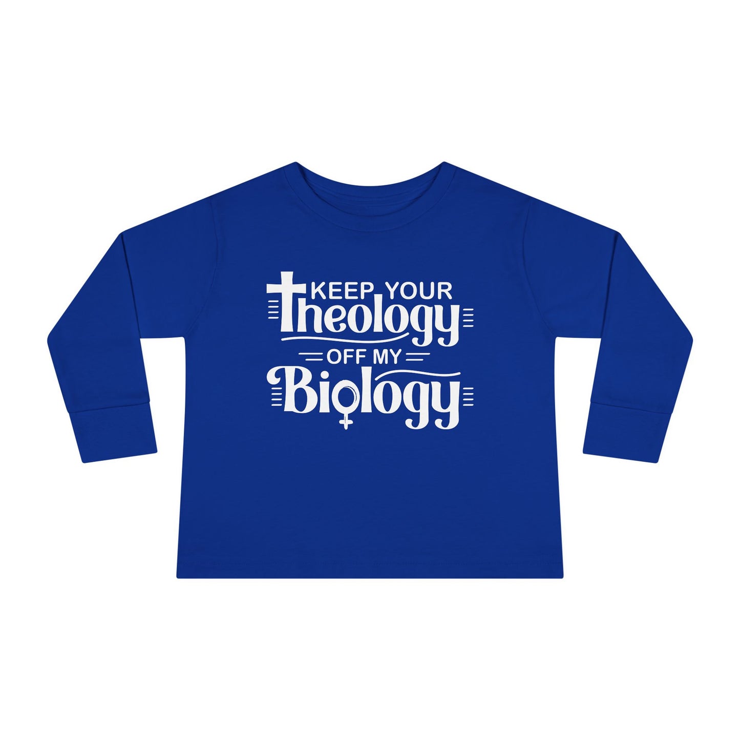 "Theology" Toddler Long Sleeve Tee