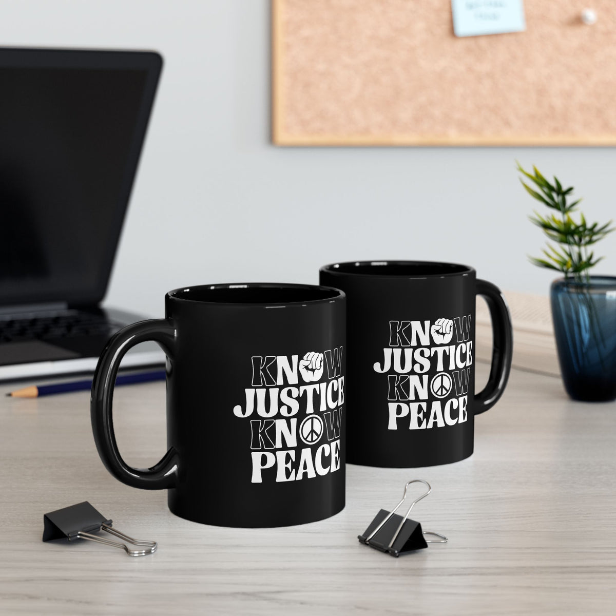 "Know Justice, Know Peace (Classic)" 11 oz. Mug