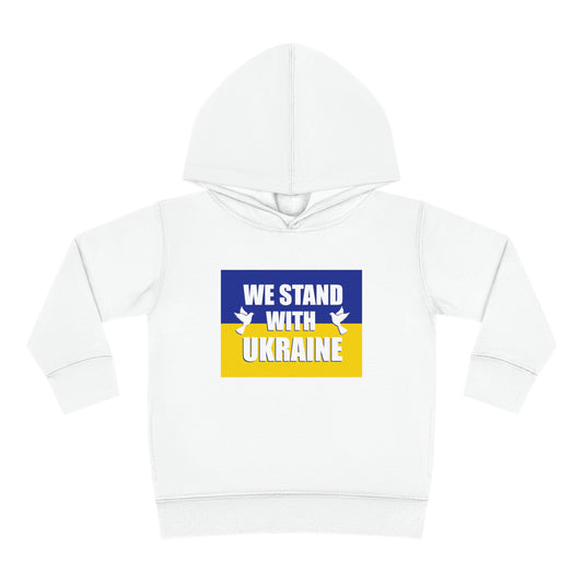 “We Stand With Ukraine” Toddler Hoodie