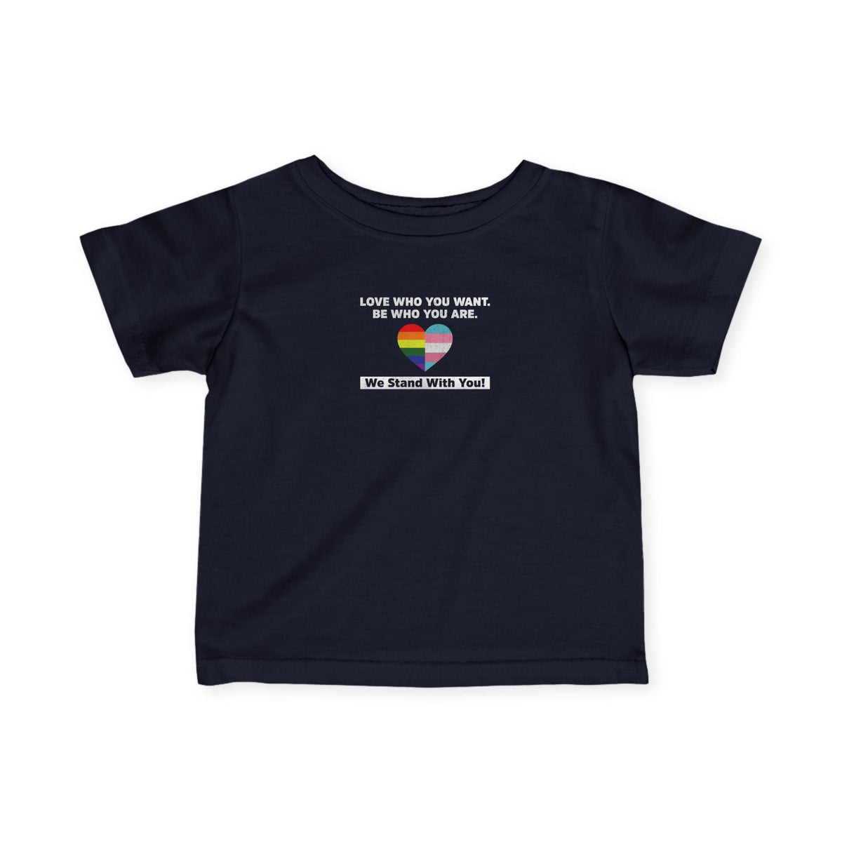 "Love Who You Want" Kids T-Shirt