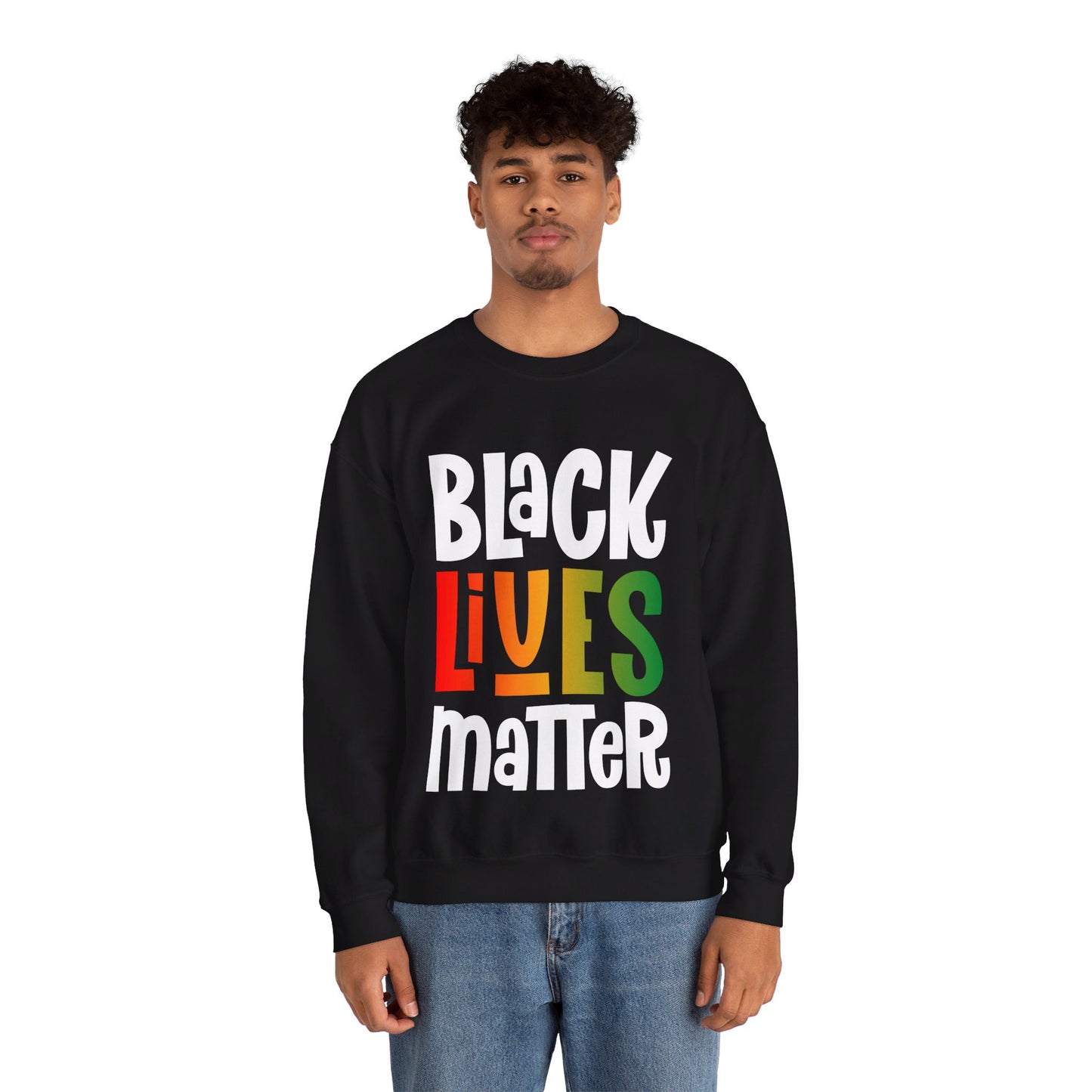 “Black Lives Matter – Solidarity (Pan-Africa 1)” Unisex Sweatshirt