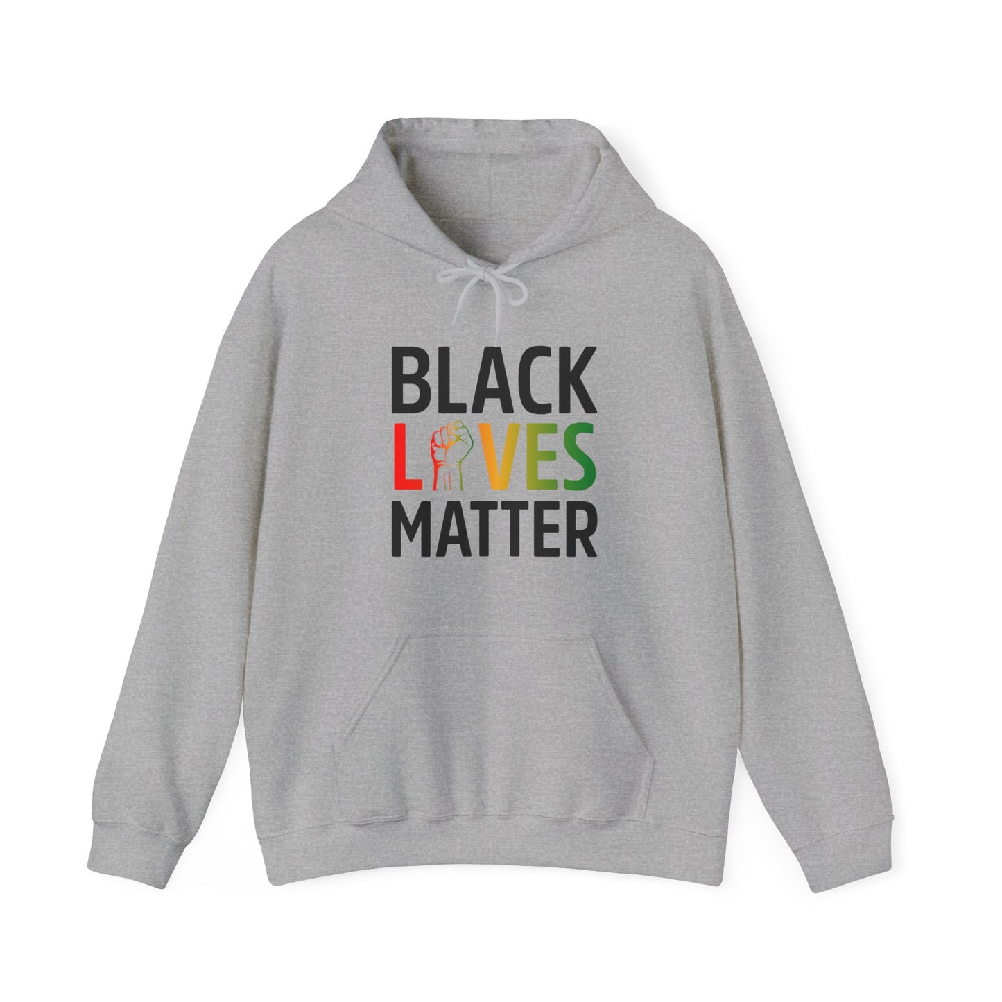 “Black Lives Matter – Unity Fist (Pan-Africa)” Unisex Hoodie