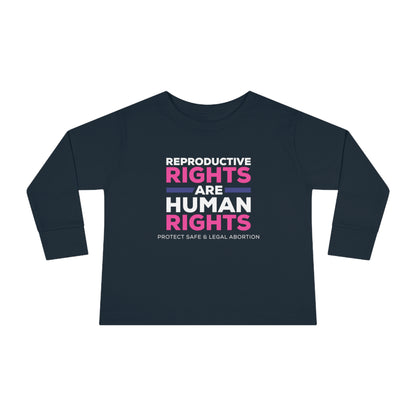 "Reproductive Rights" Toddler Long Sleeve Tee