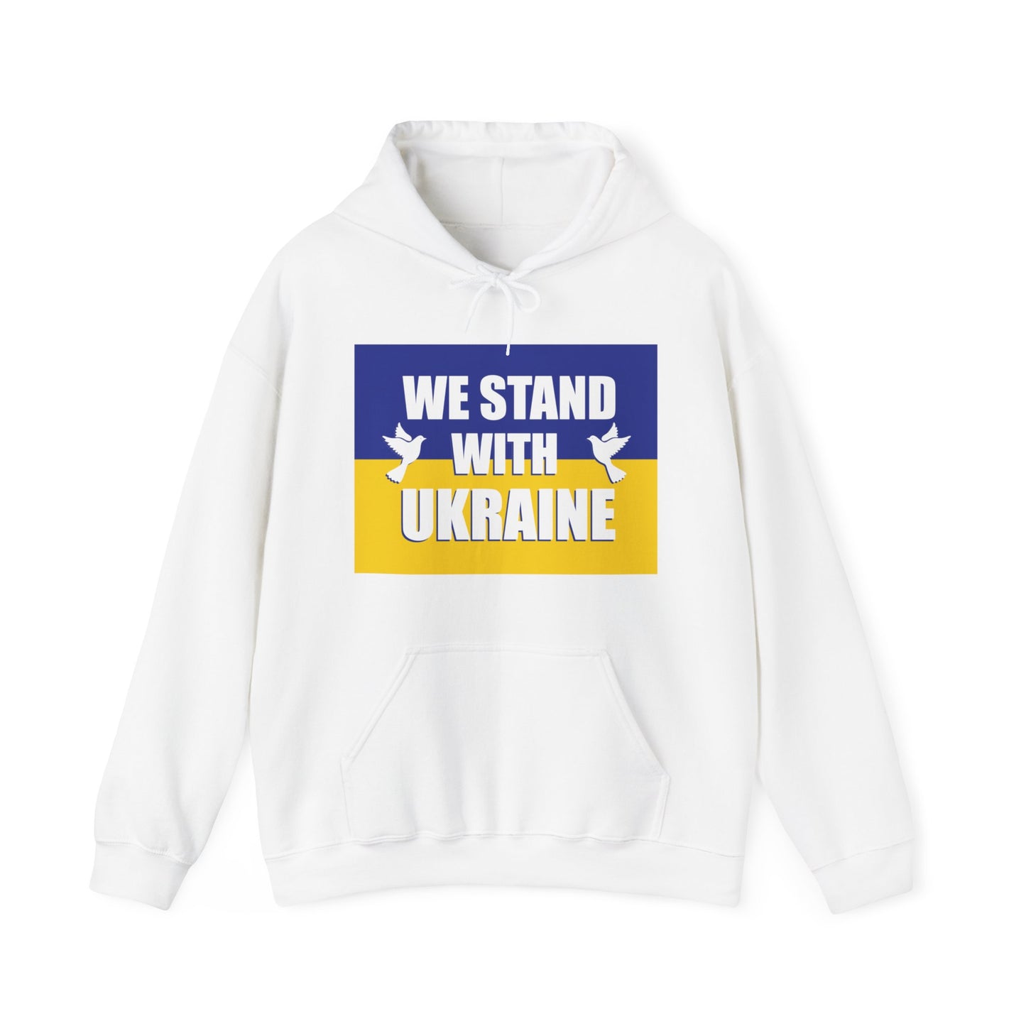 “We Stand With Ukraine” Unisex Hoodie
