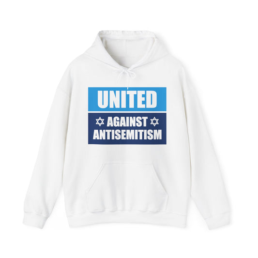 “United Against Antisemitism” Unisex Hoodie