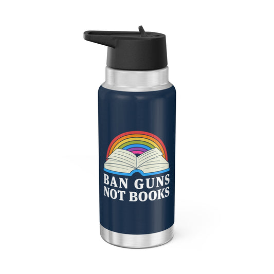 “Ban Guns Not Books” 32 oz. Tumbler/Water Bottle